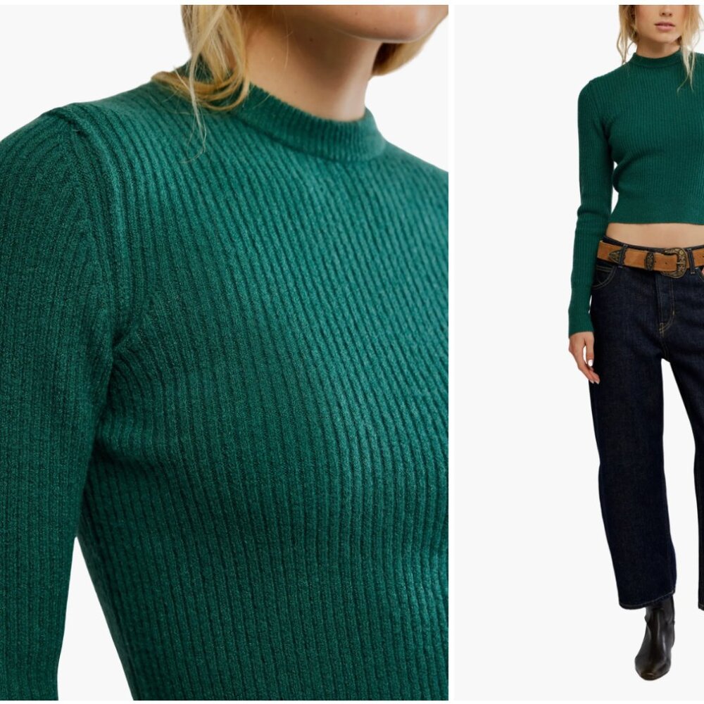 Free People Ever After Ribbed Sweater